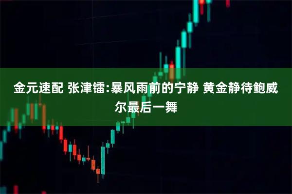 金元速配 张津镭:暴风雨前的宁静 黄金静待鲍威尔最后一舞